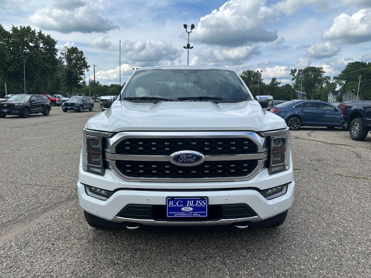 Used 2021 Ford F-150 Platinum with VIN 1FTFW1E89MFB55758 for sale in Faribault, Minnesota