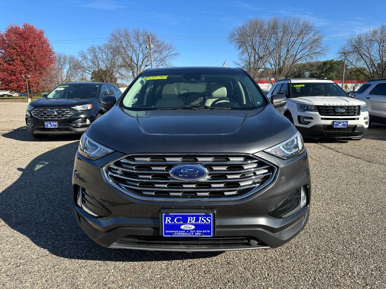 Used 2019 Ford Edge Titanium with VIN 2FMPK4K98KBB10979 for sale in Faribault, MN