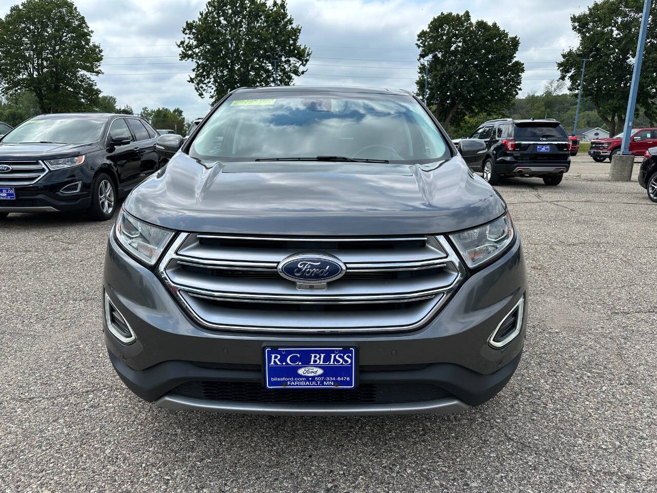 Used 2015 Ford Edge Titanium with VIN 2FMPK4K82FBC03137 for sale in Faribault, Minnesota