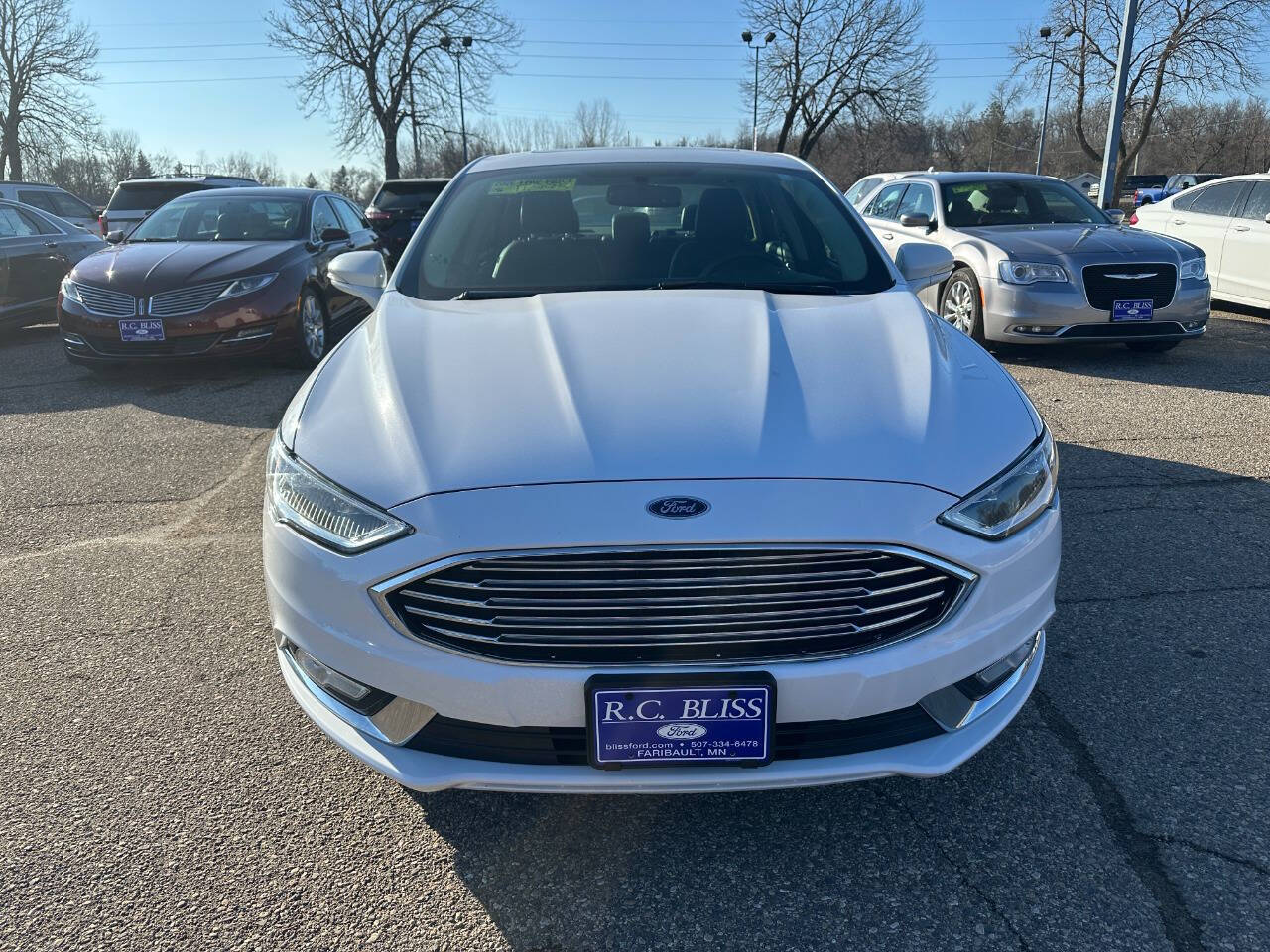 Used 2018 Ford Fusion Titanium with VIN 3FA6P0D91JR219796 for sale in Faribault, Minnesota
