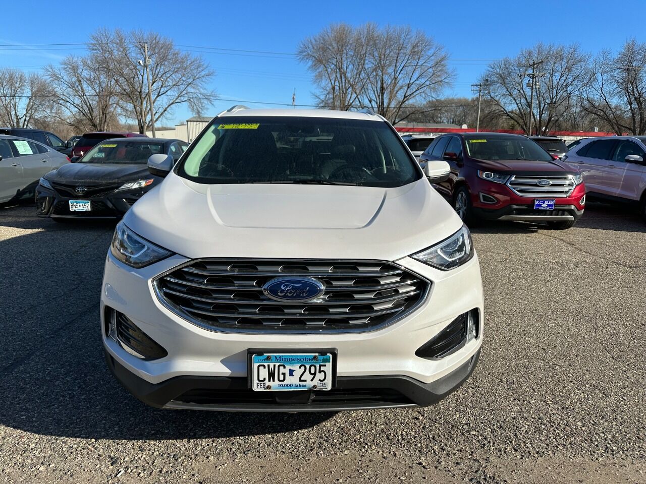 Used 2019 Ford Edge SEL with VIN 2FMPK4J90KBB60101 for sale in Faribault, Minnesota