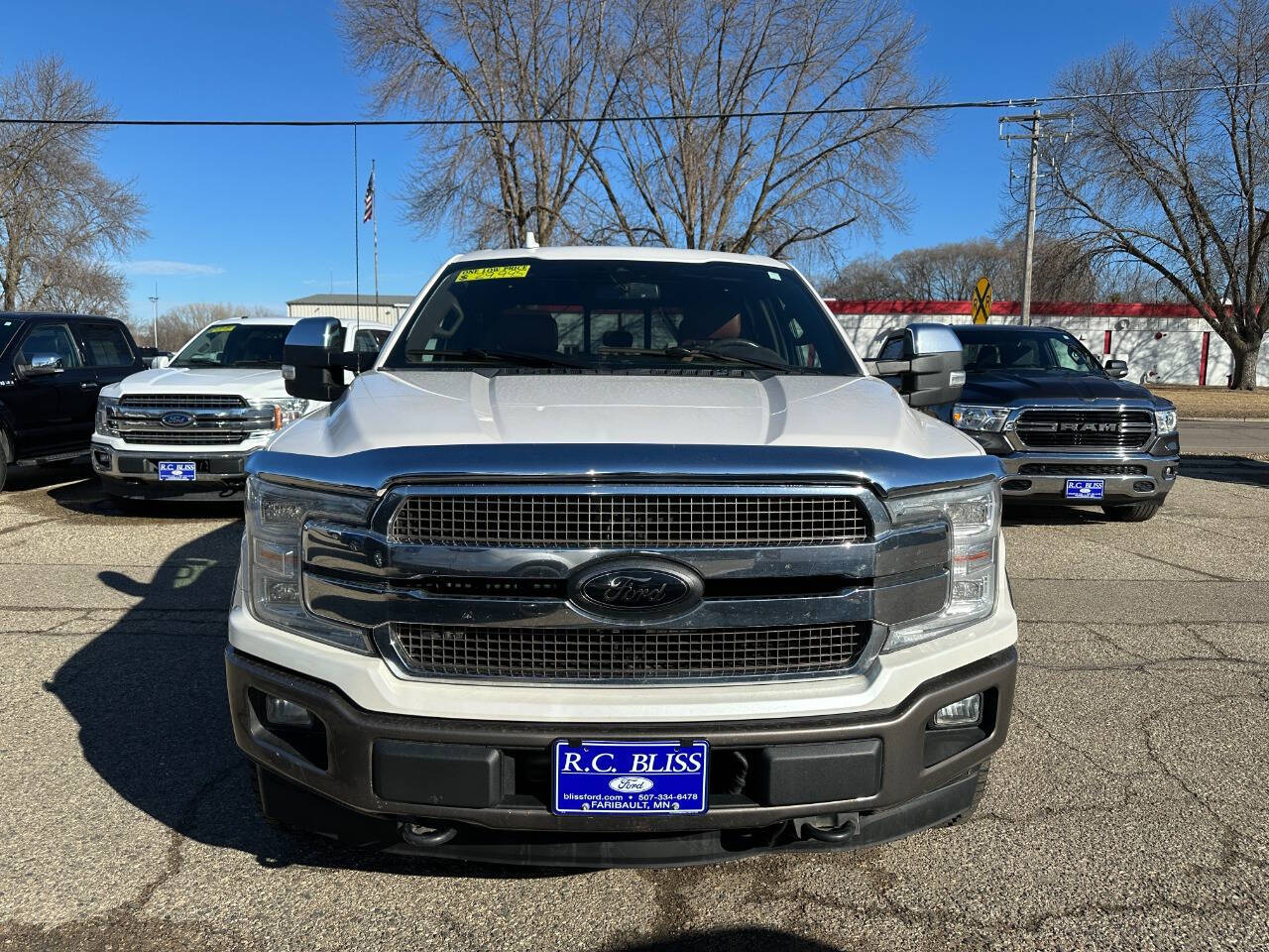 Used 2018 Ford F-150 King Ranch with VIN 1FTFW1EG8JKC13322 for sale in Faribault, Minnesota