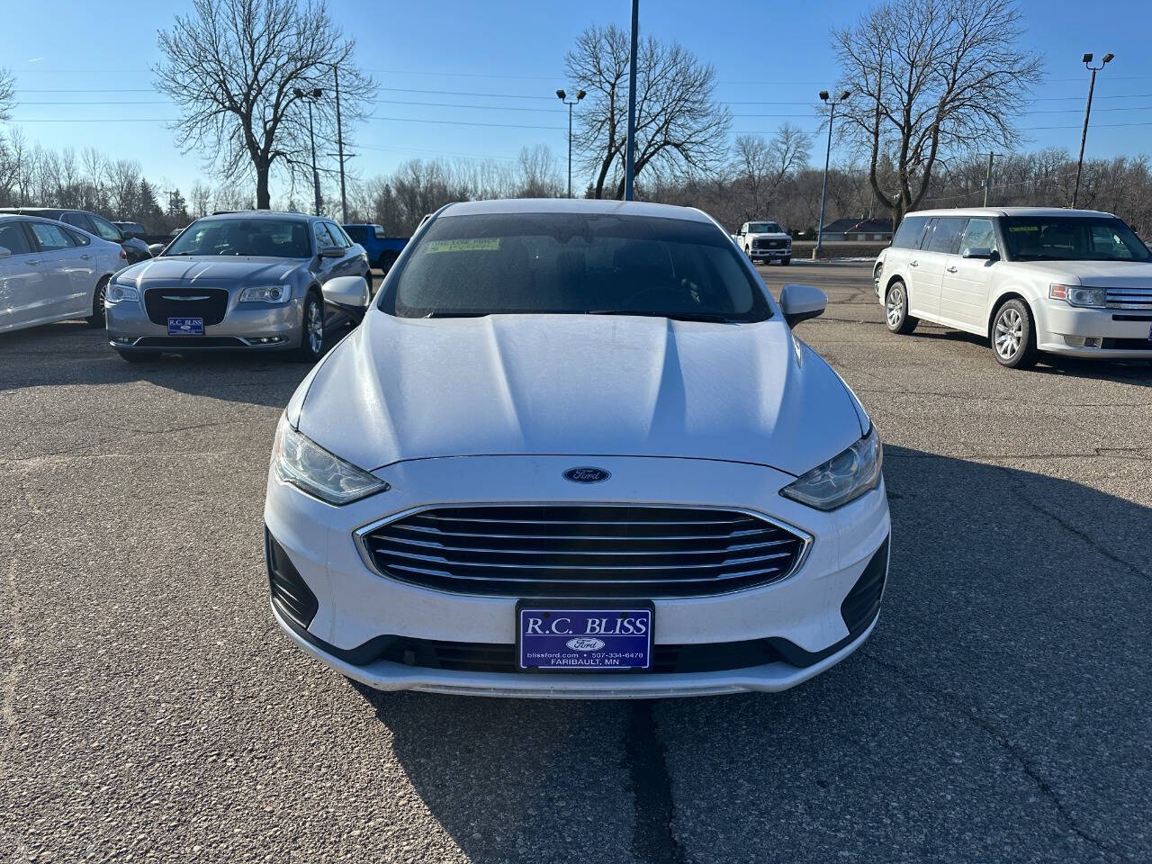 Used 2020 Ford Fusion SE with VIN 3FA6P0HD2LR222126 for sale in Faribault, Minnesota