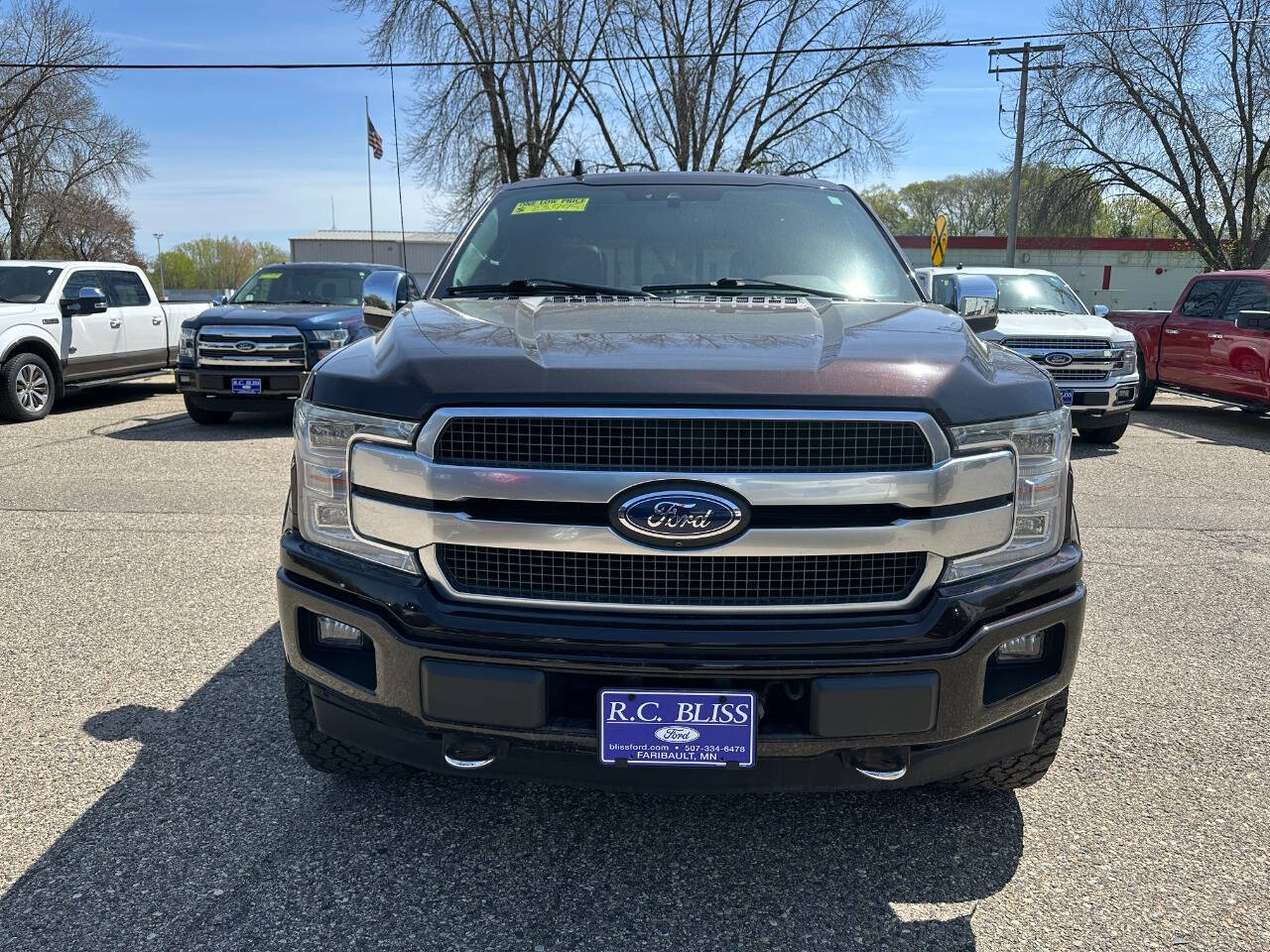 Used 2018 Ford F-150 Platinum with VIN 1FTEW1EG6JFC45304 for sale in Faribault, Minnesota