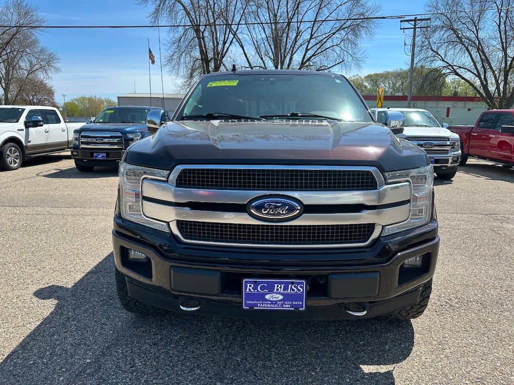 Used 2018 Ford F-150 Platinum 4x4 4dr Supercrew 5.5 ft. SB Pickup Truck