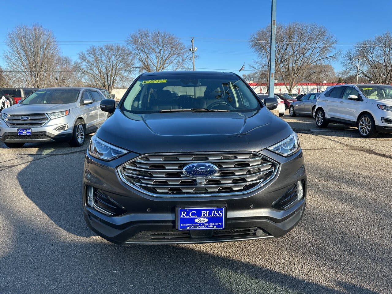 Used 2019 Ford Edge Titanium with VIN 2FMPK4K95KBC12000 for sale in Faribault, Minnesota