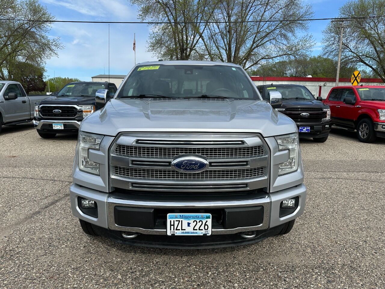 Used 2015 Ford F-150 Platinum with VIN 1FTFW1EG6FFA61248 for sale in Faribault, Minnesota