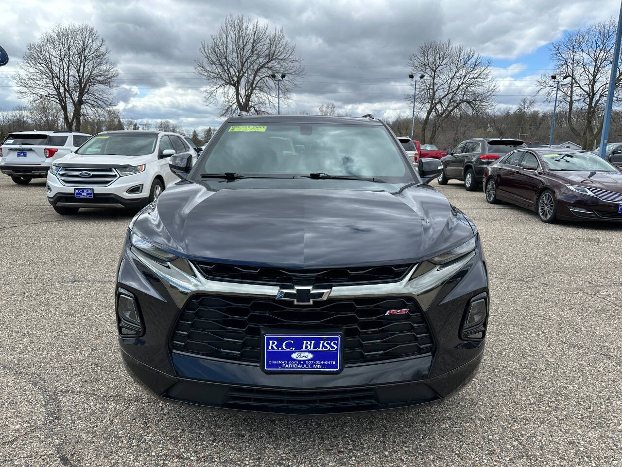 Used 2020 Chevrolet Blazer RS with VIN 3GNKBKRS2LS556379 for sale in Faribault, Minnesota