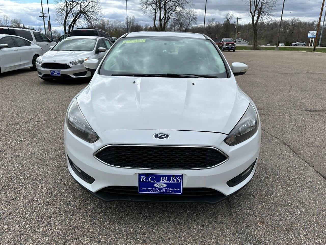 Used 2017 Ford Focus SEL with VIN 1FADP3M2XHL321666 for sale in Faribault, Minnesota