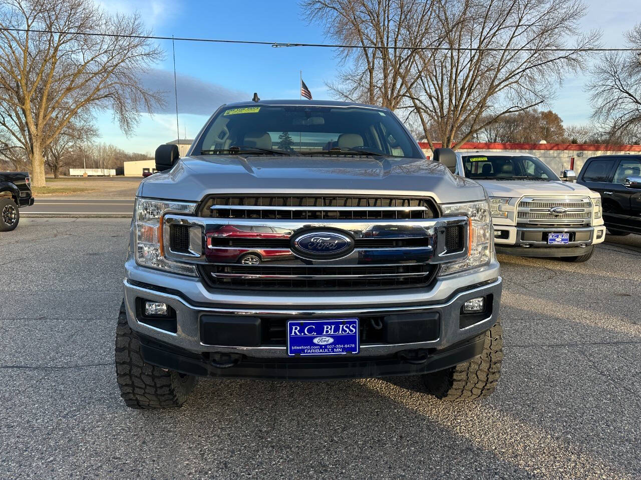 Used 2020 Ford F-150 XLT with VIN 1FTFW1E44LFB21674 for sale in Faribault, Minnesota