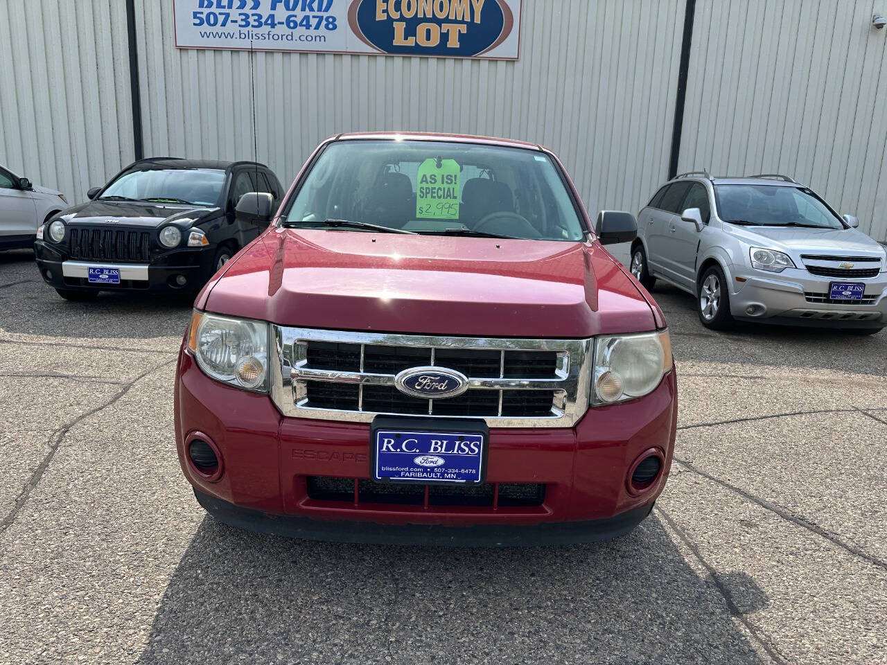 Used 2011 Ford Escape XLS with VIN 1FMCU0C73BKB71077 for sale in Faribault, Minnesota
