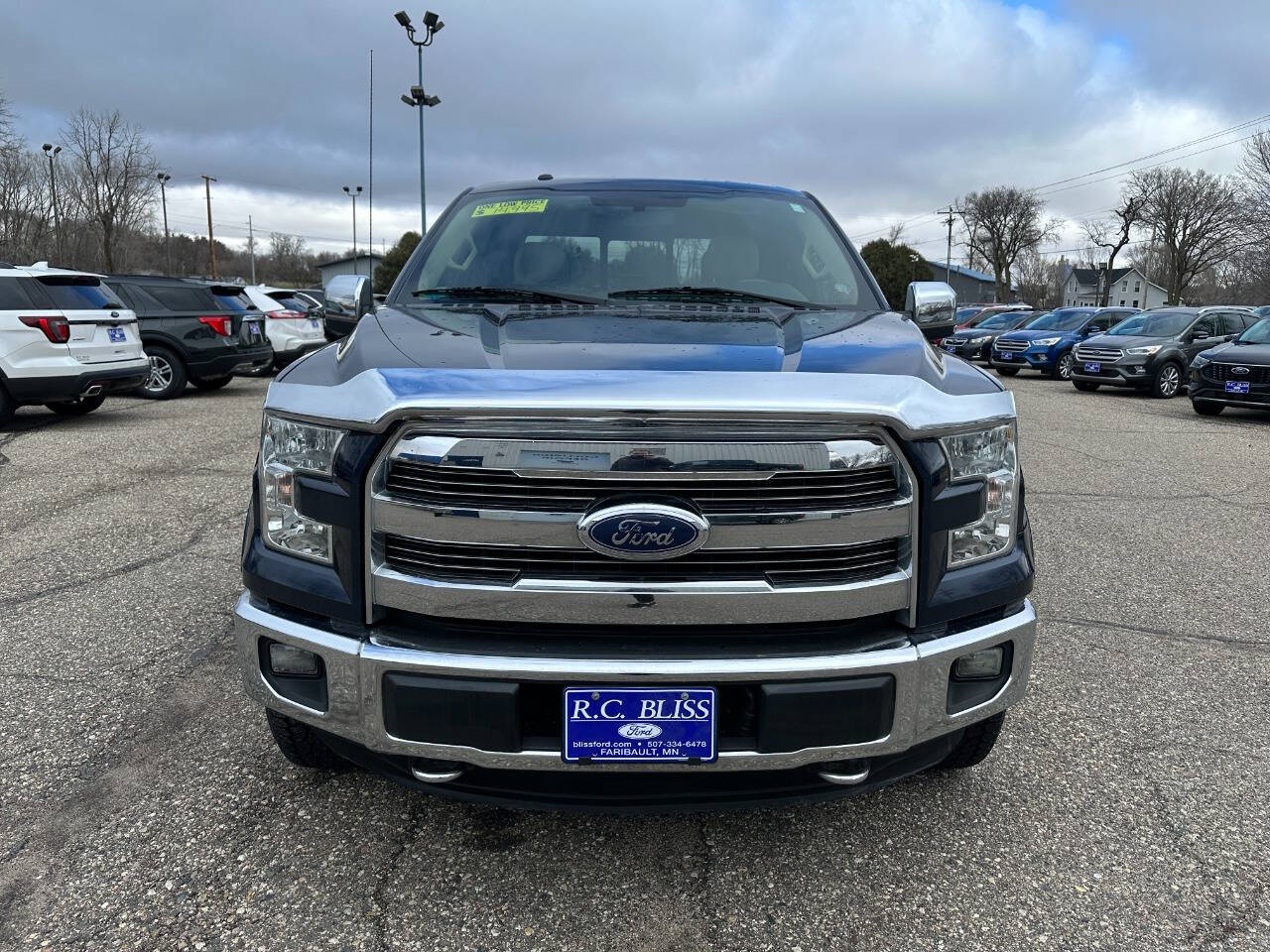 Used 2015 Ford F-150 Lariat with VIN 1FTFX1EF8FFA15988 for sale in Faribault, Minnesota