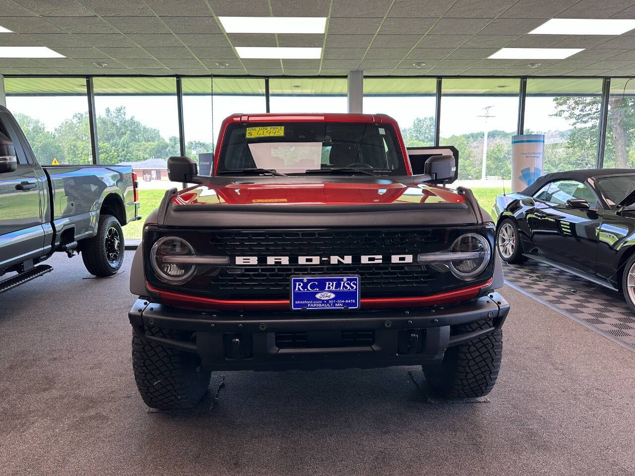 Used 2024 Ford Bronco 4-Door Wildtrak with VIN 1FMEE2BP8RLA05645 for sale in Faribault, Minnesota