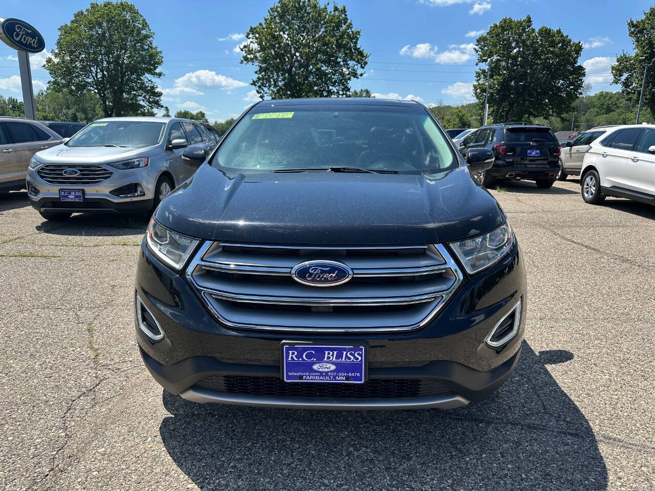 Used 2017 Ford Edge Titanium with VIN 2FMPK4K93HBB90748 for sale in Faribault, Minnesota