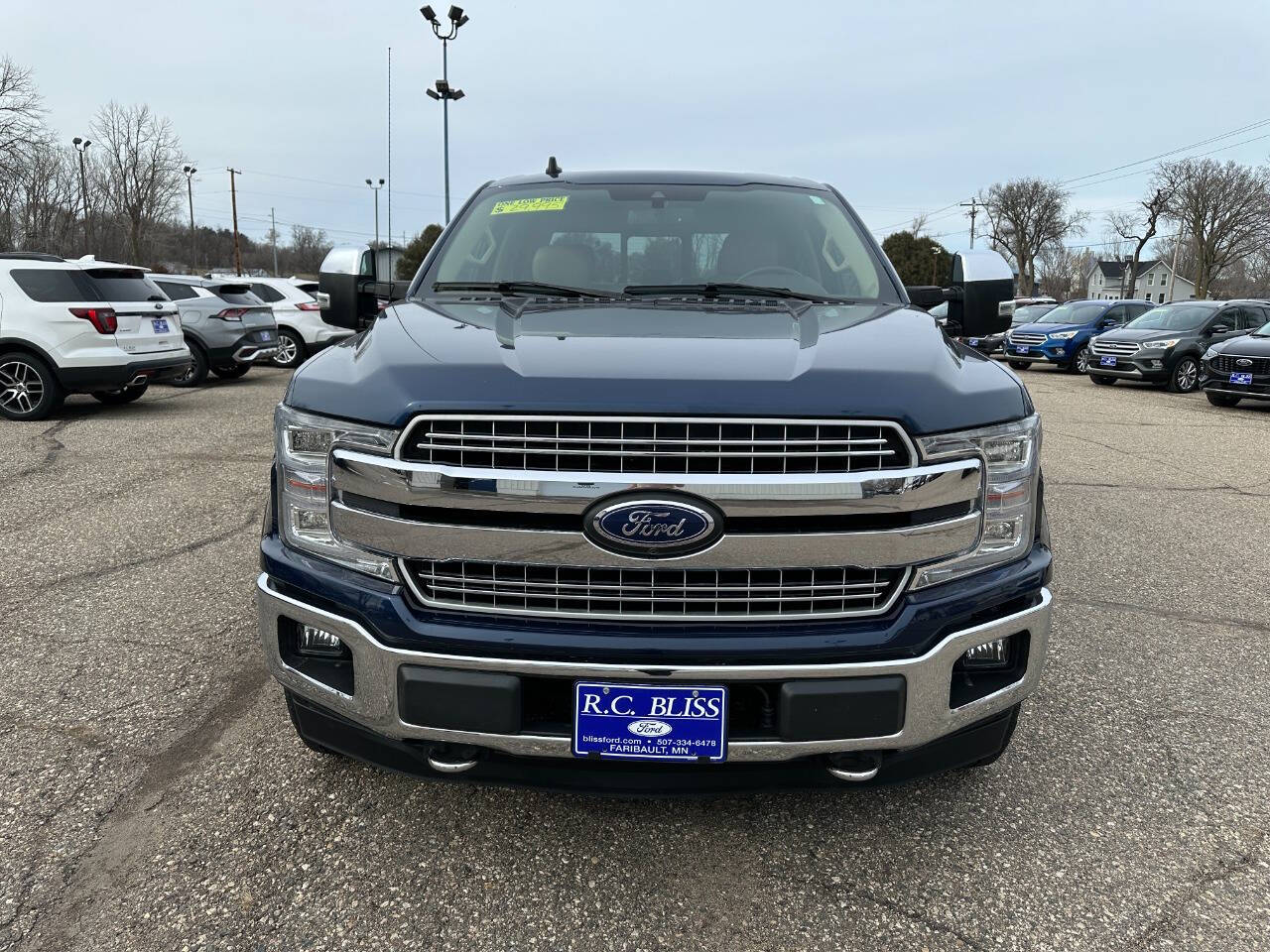 Used 2019 Ford F-150 Lariat with VIN 1FTFW1E59KKE62244 for sale in Faribault, Minnesota