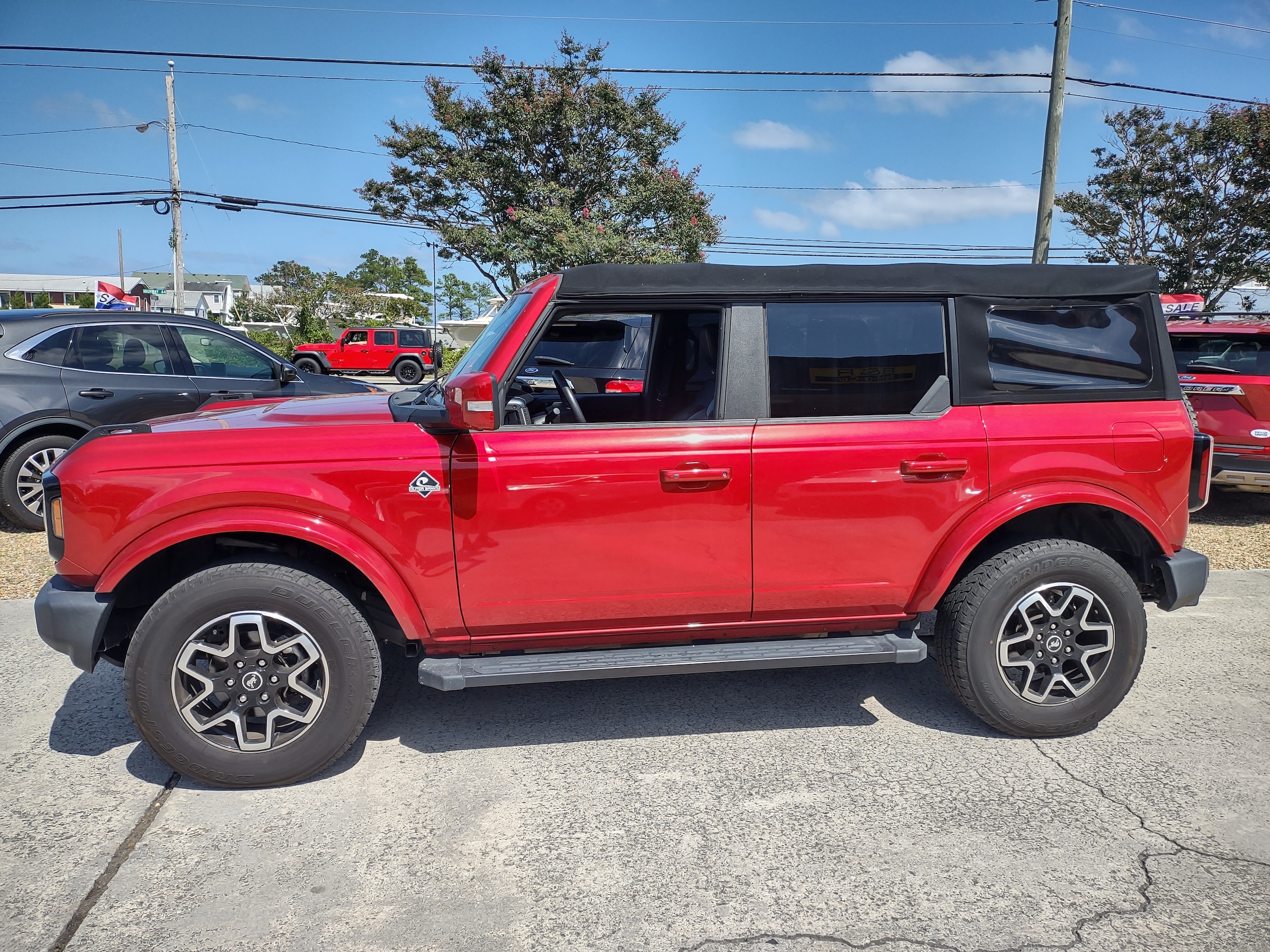 Used 2021 Ford Bronco 4-Door Outer Banks with VIN 1FMDE5BH1MLA61005 for sale in Manteo, NC