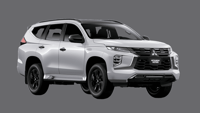 Silver Mitsubishi SUV with bold design featured in Reading, PA dealership promo for best Mitsubishi deals