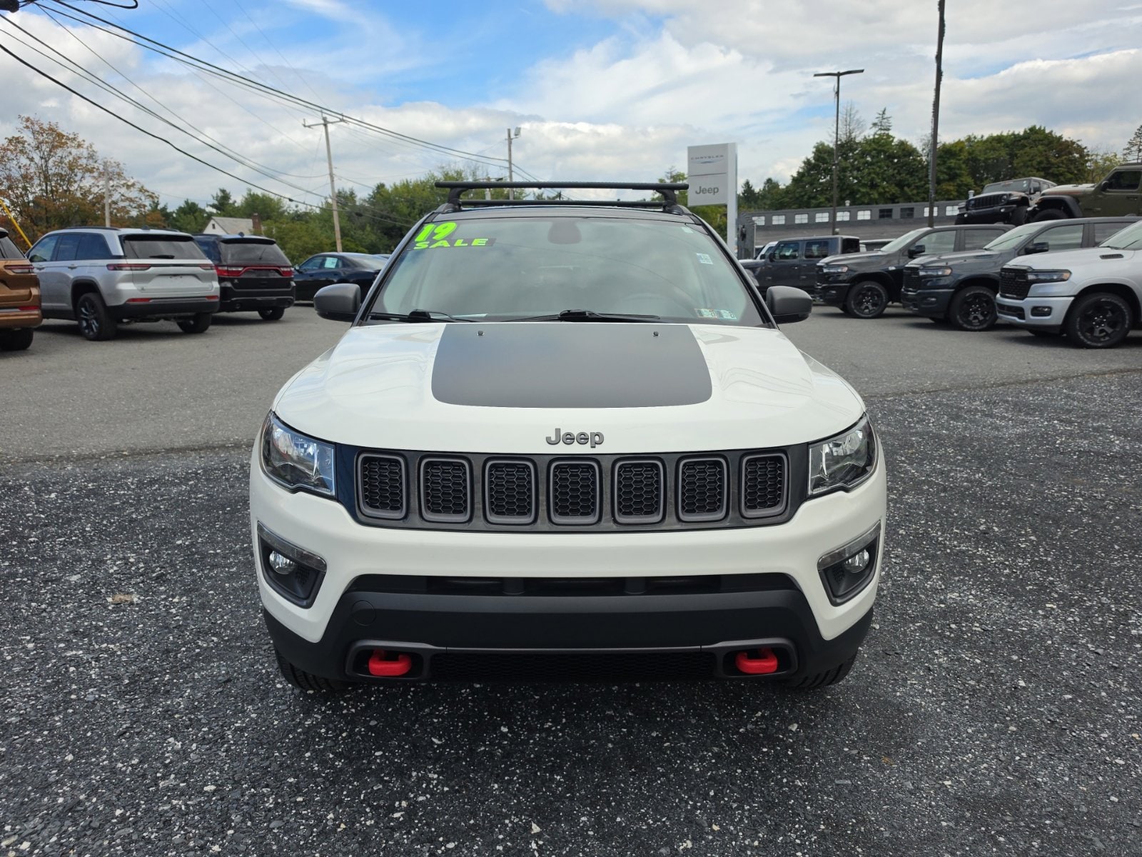 Certified 2019 Jeep Compass Trailhawk with VIN 3C4NJDDB6KT618886 for sale in Pen Argyl, PA