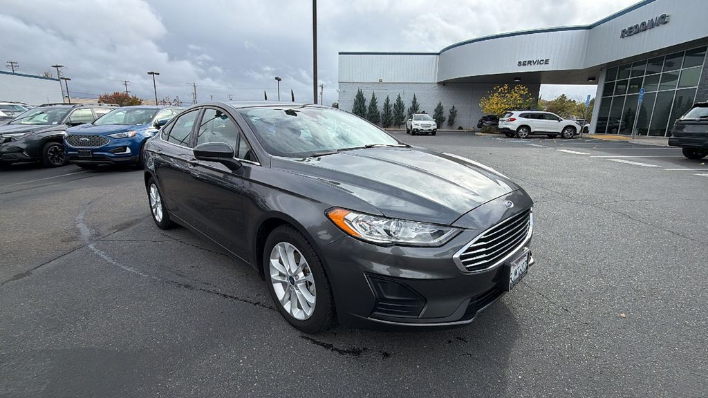 Used 2019 Ford Fusion SE with VIN 3FA6P0HD7KR136129 for sale in Redding, CA
