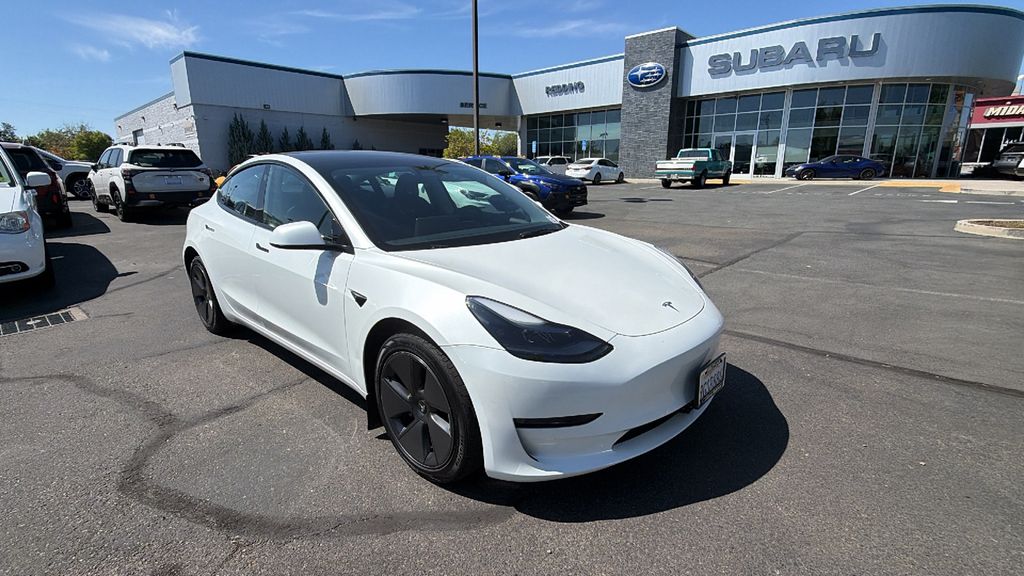 Used 2023 Tesla Model 3 Base with VIN 5YJ3E1EA9PF578860 for sale in Redding, CA