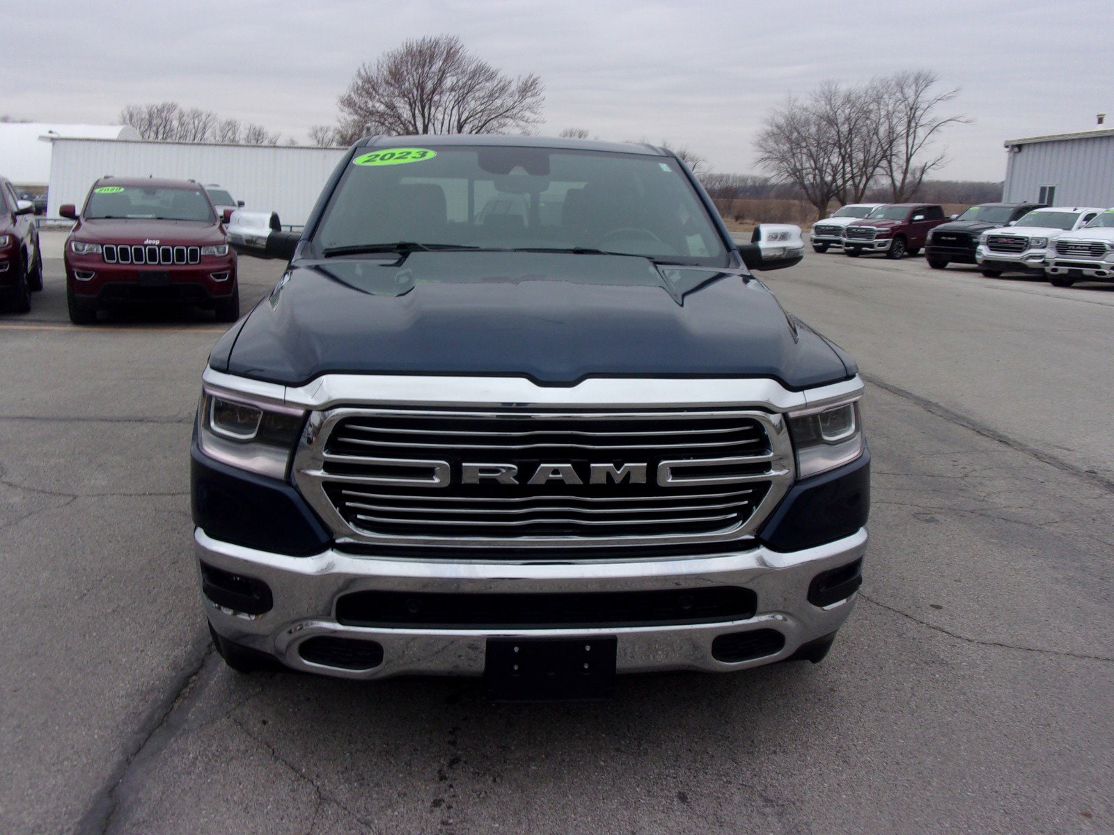 Used 2023 RAM Ram 1500 Pickup Laramie with VIN 1C6SRFJT8PN509879 for sale in Red Oak, IA