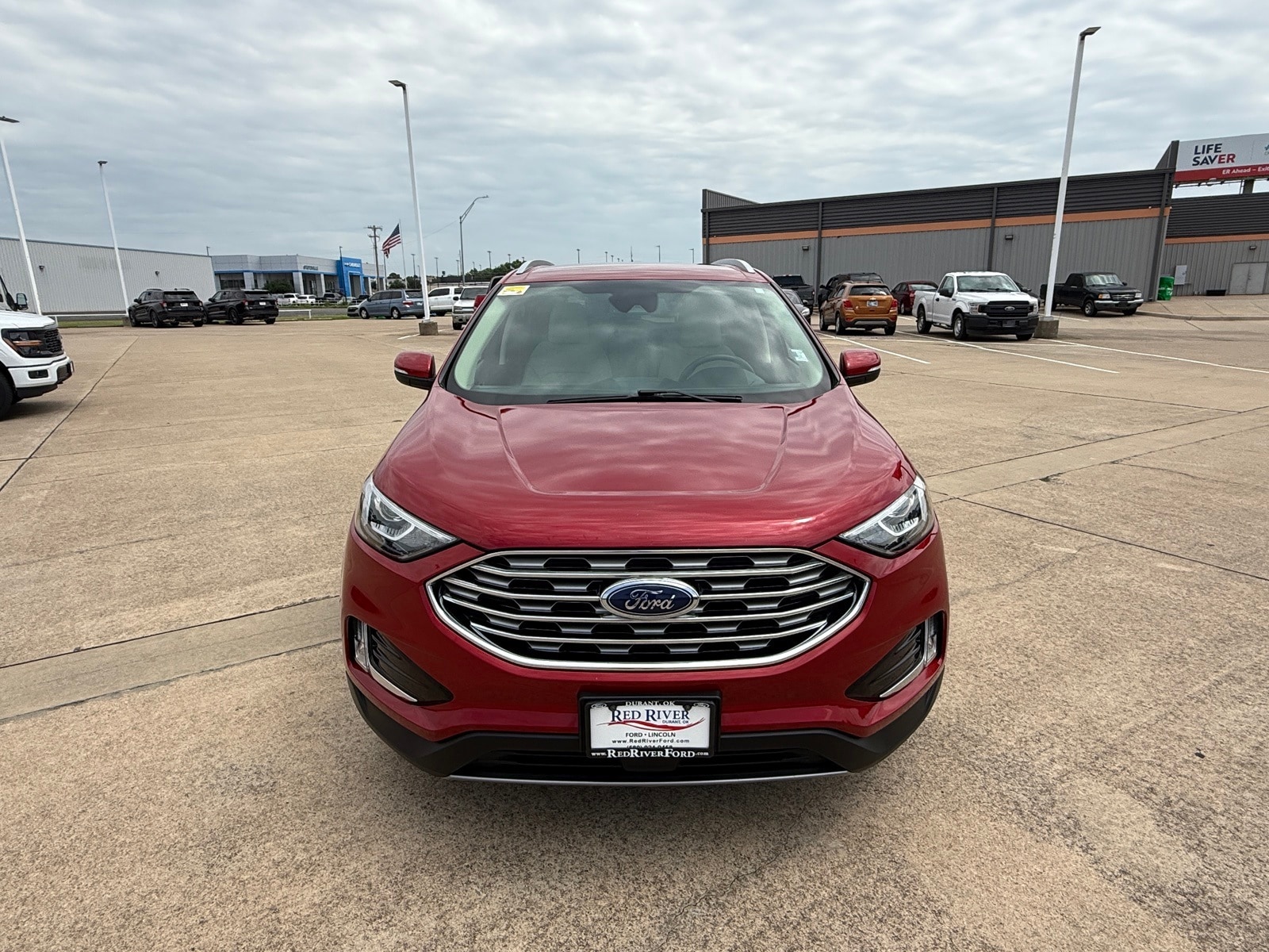Used 2020 Ford Edge SEL with VIN 2FMPK3J99LBB27514 for sale in Durant, OK