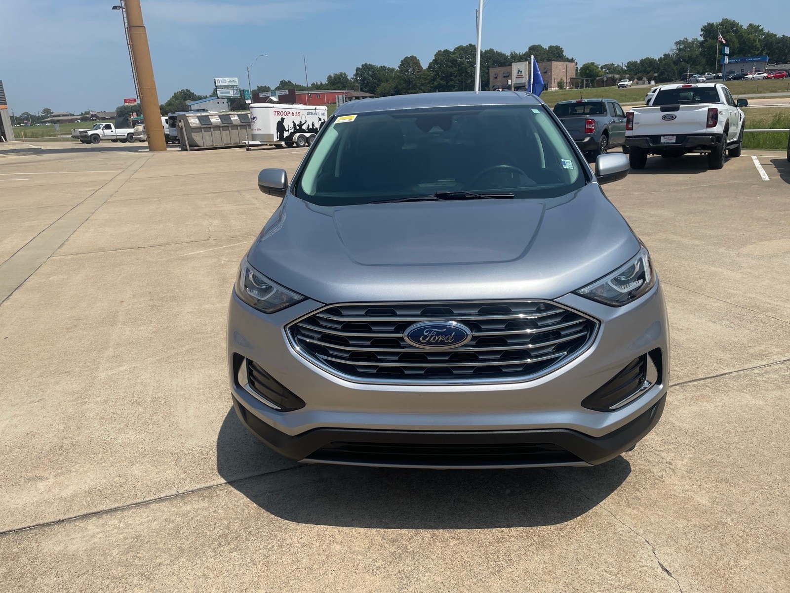 Certified 2022 Ford Edge SEL with VIN 2FMPK4J93NBA32729 for sale in Durant, OK