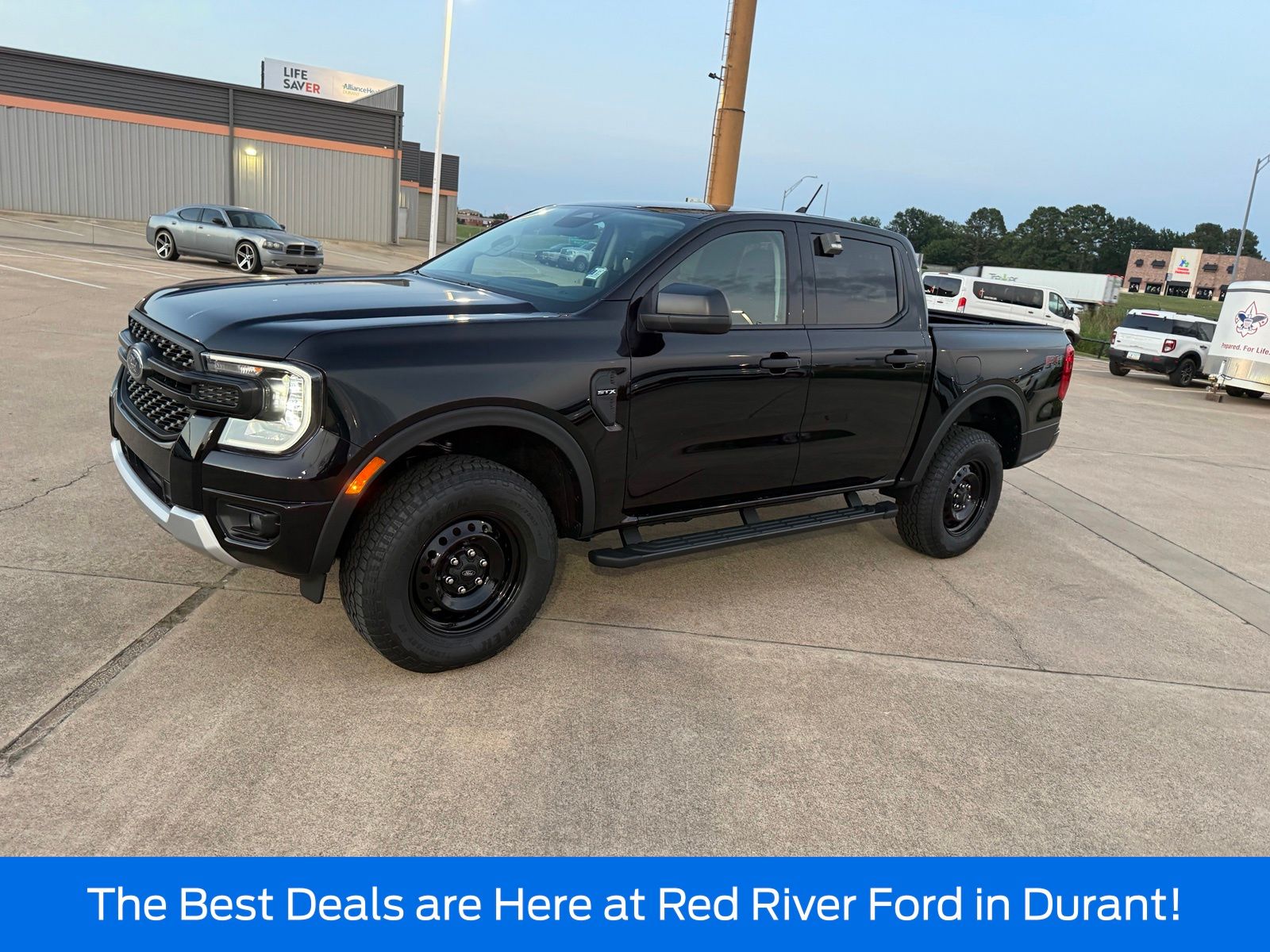 Shadow Black 2026 Ford Ranger Pickup Truck Four-Wheel Drive Automatic