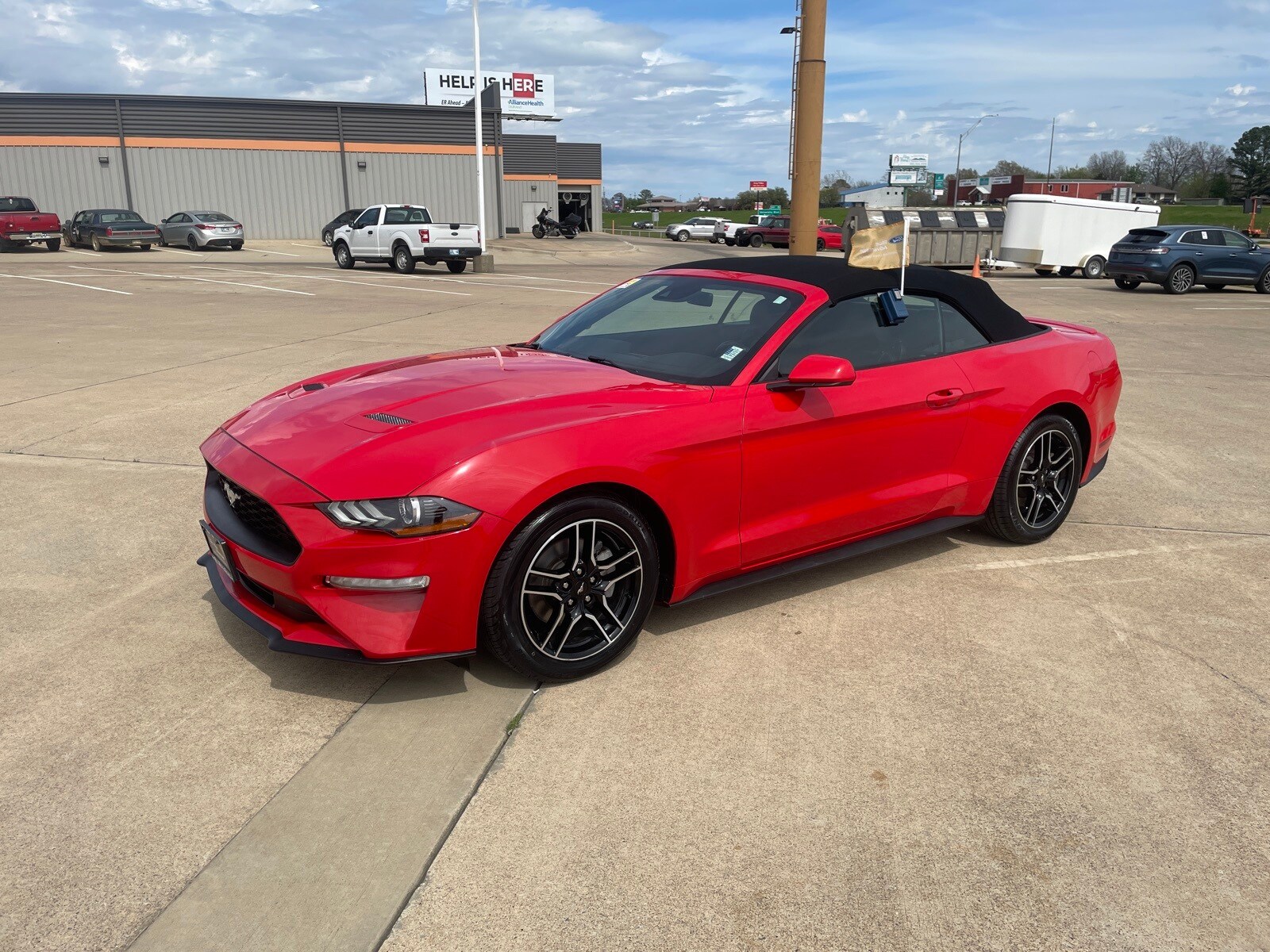 Certified 2022 Ford Mustang EcoBoost Premium with VIN 1FATP8UH4N5101193 for sale in Durant, OK