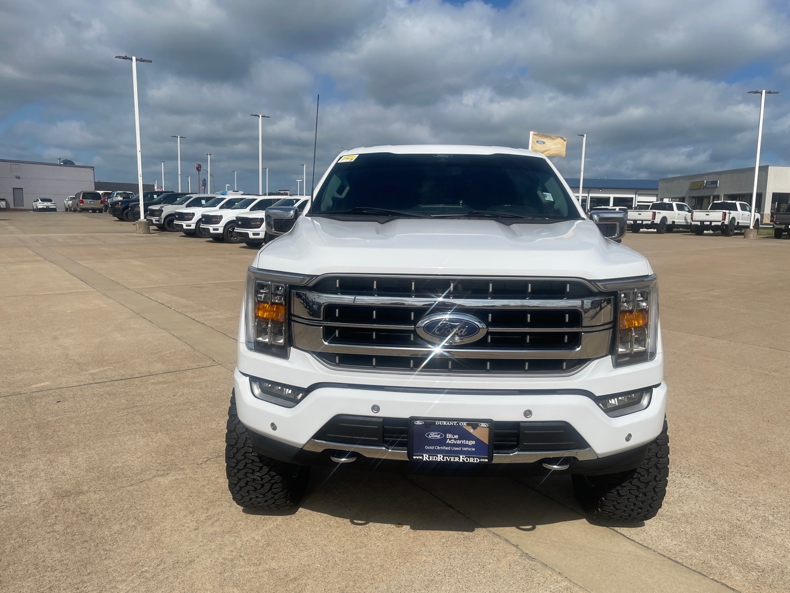 Certified 2021 Ford F-150 Lariat with VIN 1FTFW1E58MFD09835 for sale in Durant, OK