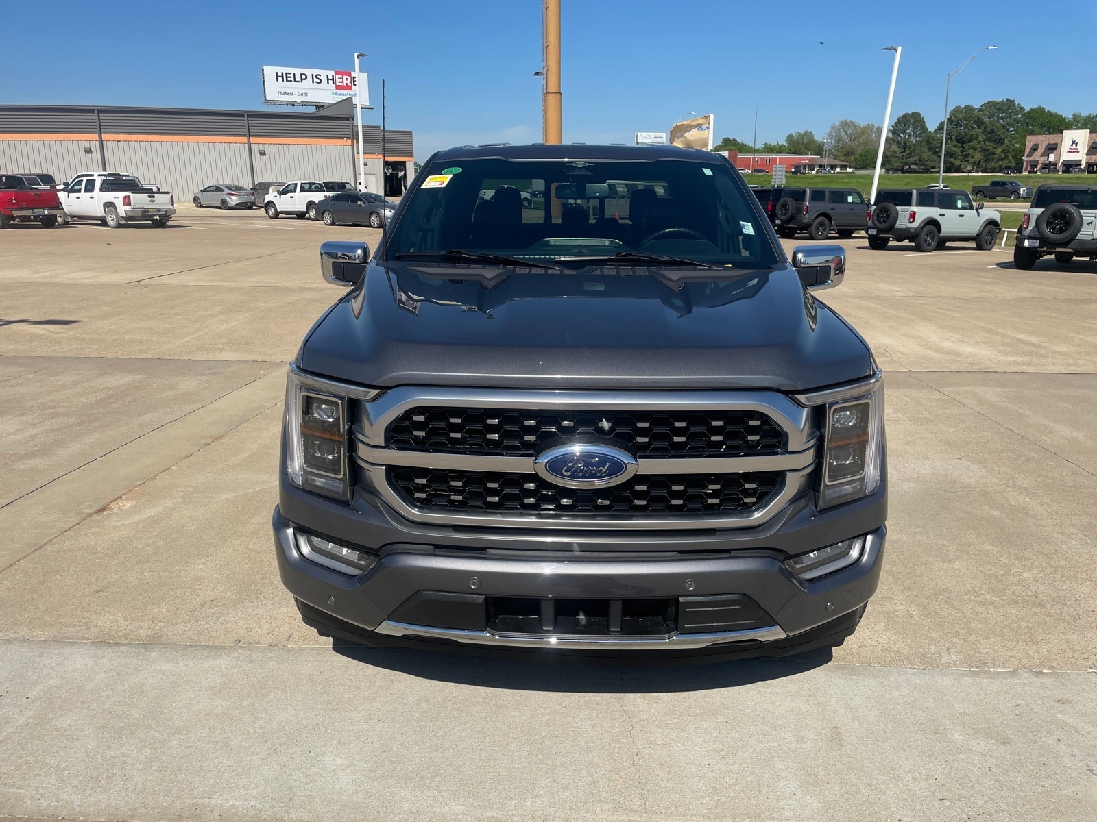 Certified 2023 Ford F-150 Platinum with VIN 1FTEW1C85PFA61699 for sale in Durant, OK