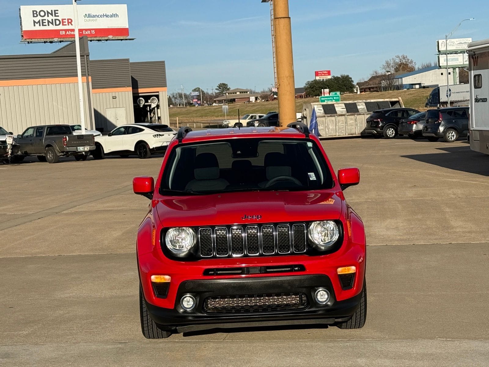 Certified 2021 Jeep Renegade Latitude with VIN ZACNJCBB1MPN26265 for sale in Durant, OK