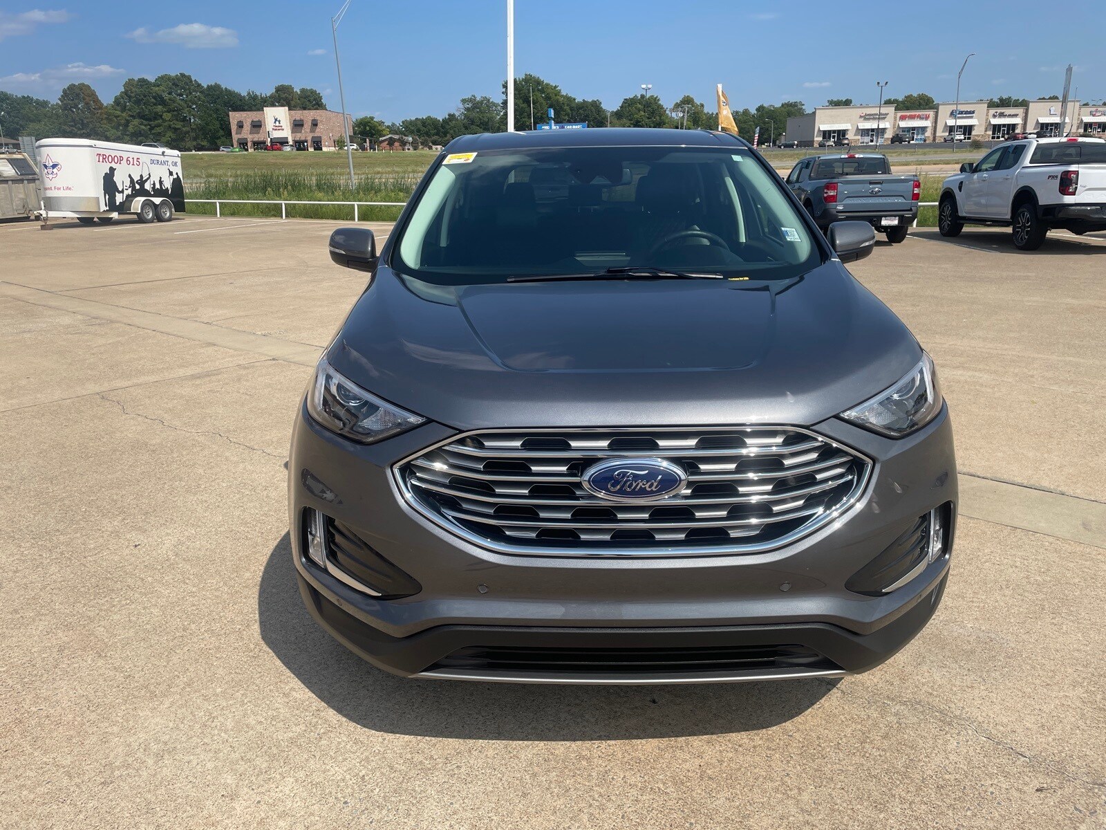 Certified 2024 Ford Edge Titanium with VIN 2FMPK4K95RBA50007 for sale in Durant, OK