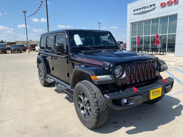 Used 2018 Jeep All-New Wrangler Unlimited Rubicon with VIN 1C4HJXFG7JW236477 for sale in Watford City, ND