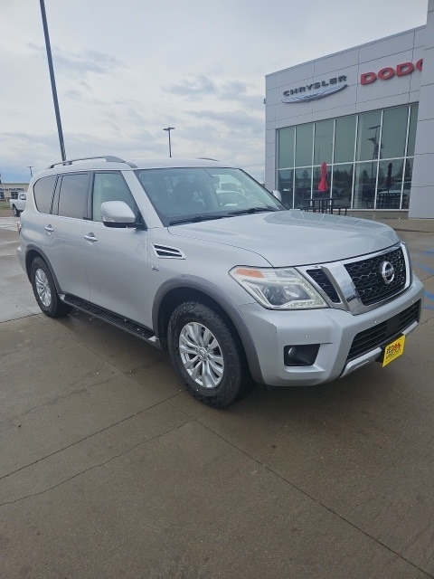 Used 2017 Nissan Armada SV with VIN JN8AY2NC6H9503488 for sale in Watford City, ND