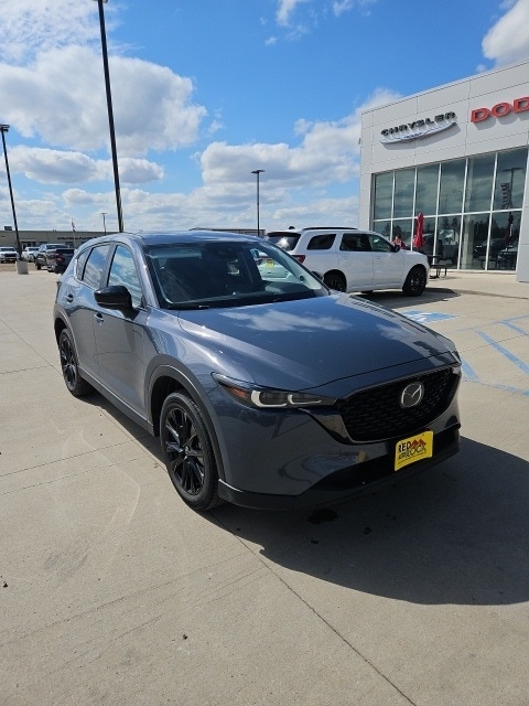 Used 2024 Mazda CX-5 S Carbon Edition with VIN JM3KFBCL3R0503325 for sale in Watford City, ND