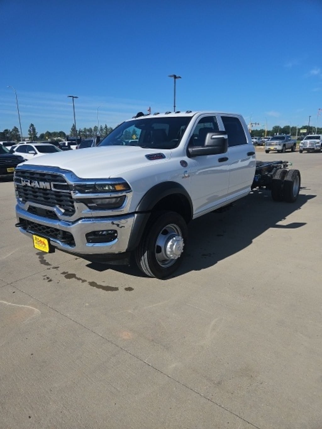 New 2025 Ram 5500 Chassis Cab 5500 TRADESMAN CHASSIS CREW CAB 4X4 84' CA Pickup