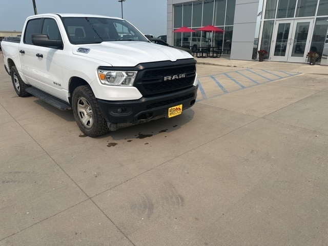 Used 2022 RAM Ram 1500 Pickup Tradesman with VIN 1C6SRFGTXNN160955 for sale in Watford City, ND