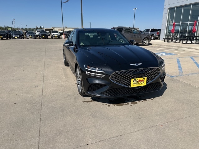 Used 2023 GENESIS G70 Standard with VIN KMTG34TA4PU124701 for sale in Watford City, ND