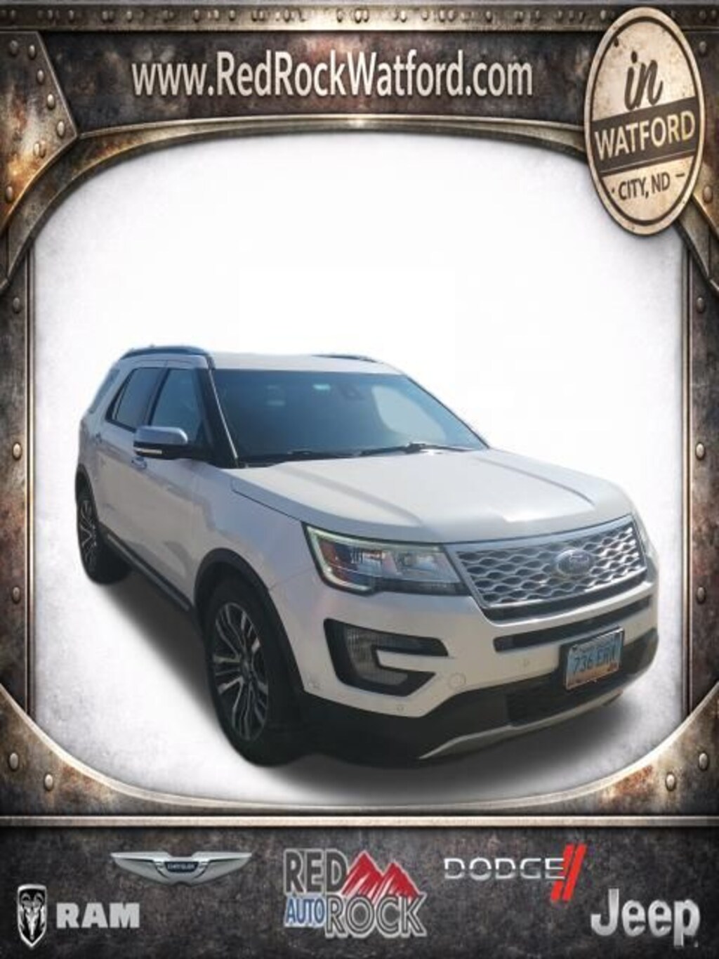 Used 2016 Ford Explorer Platinum SUV