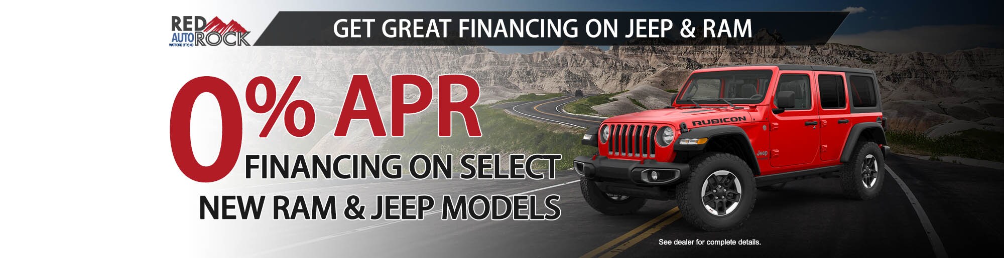 Red Rock Auto of Watford City New CDJR and Used Car Dealership near