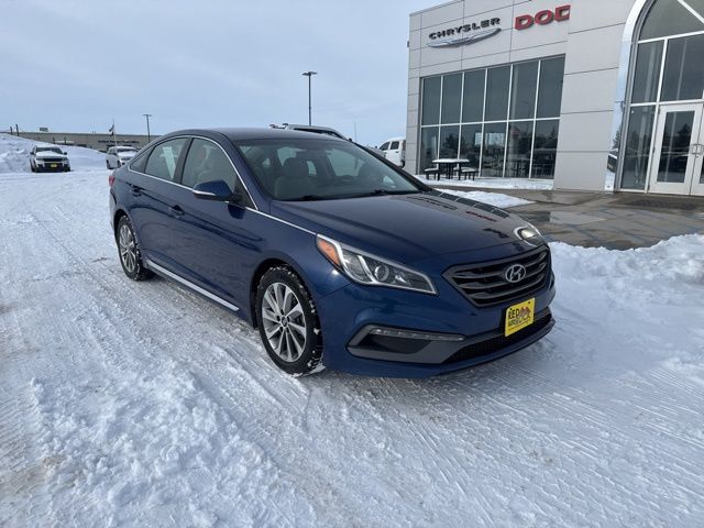 Used 2016 Hyundai Sonata Sport with VIN 5NPE34AF9GH337920 for sale in Watford City, ND