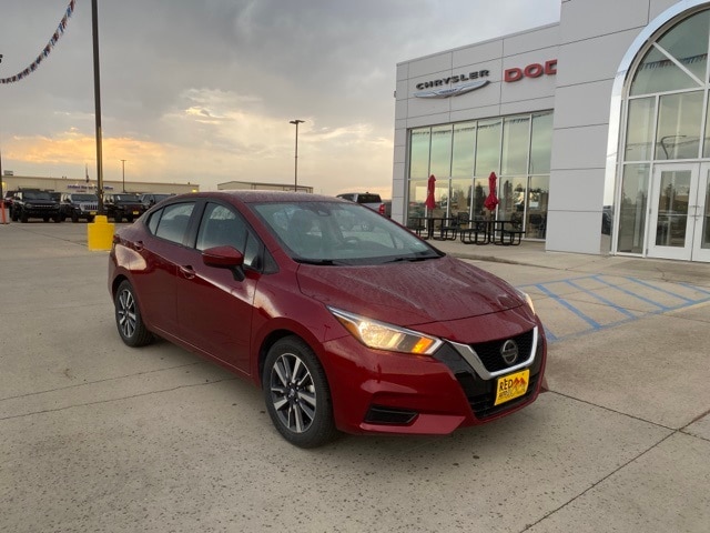 Used 2021 Nissan Versa Sedan SV with VIN 3N1CN8EVXML856192 for sale in Watford City, ND