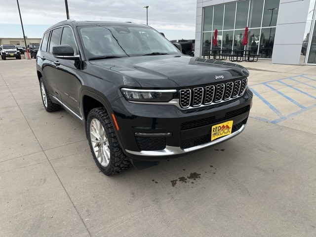 Used 2021 Jeep Grand Cherokee L Summit with VIN 1C4RJKEG9M8102944 for sale in Watford City, ND