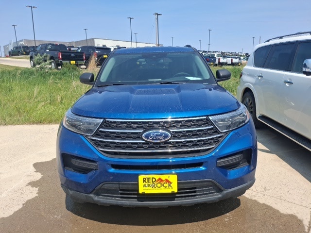 Used 2022 Ford Explorer XLT with VIN 1FMSK8DH0NGA23290 for sale in Williston, ND