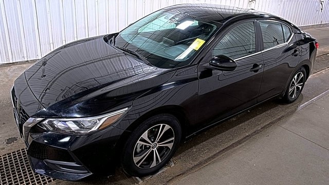 Used 2021 Nissan Sentra SV with VIN 3N1AB8CV8MY223163 for sale in Dickinson, ND
