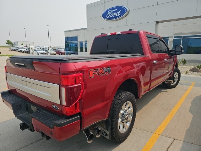 Used 2020 Ford F-250 Super Duty Platinum with VIN 1FT7W2BT1LED17163 for sale in Dickinson, ND