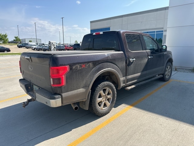 Used 2018 Ford F-150 Lariat with VIN 1FTEW1E5XJKE76566 for sale in Dickinson, ND