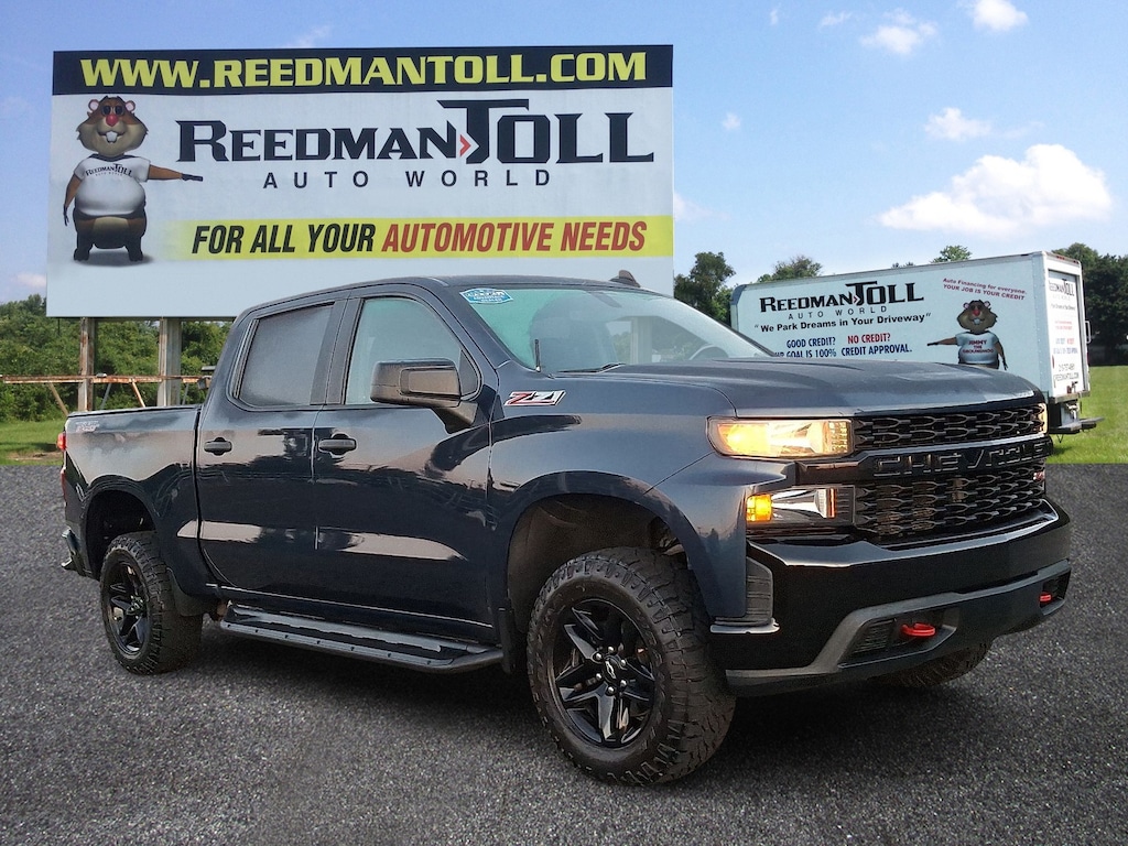 Used 2020 Chevrolet Silverado 1500 4WD Crew Cab Short Bed Custom Trail Boss Crew Cab Pickup