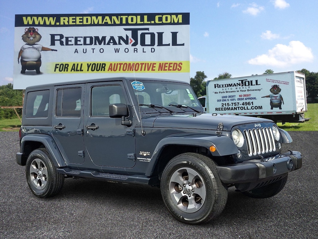 Used 2018 Jeep Wrangler JK Unlimited Sahara 4x4 Sport Utility